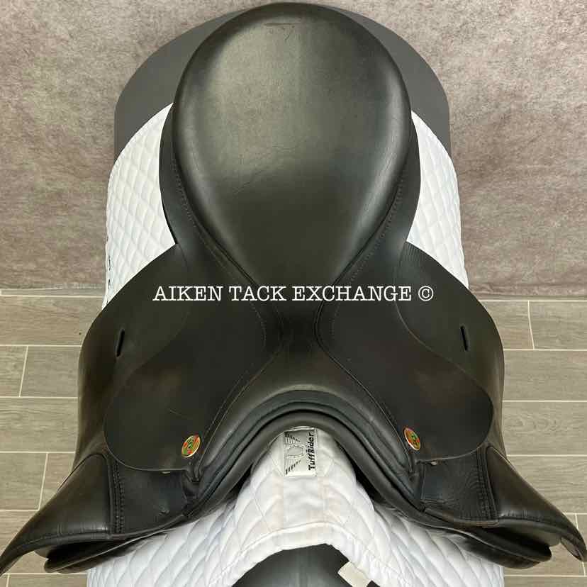 1994 Karl Niedersuss Symphonie Dressage Saddle, 17.5" Seat, Medium Tree, Wool Flocked Panels