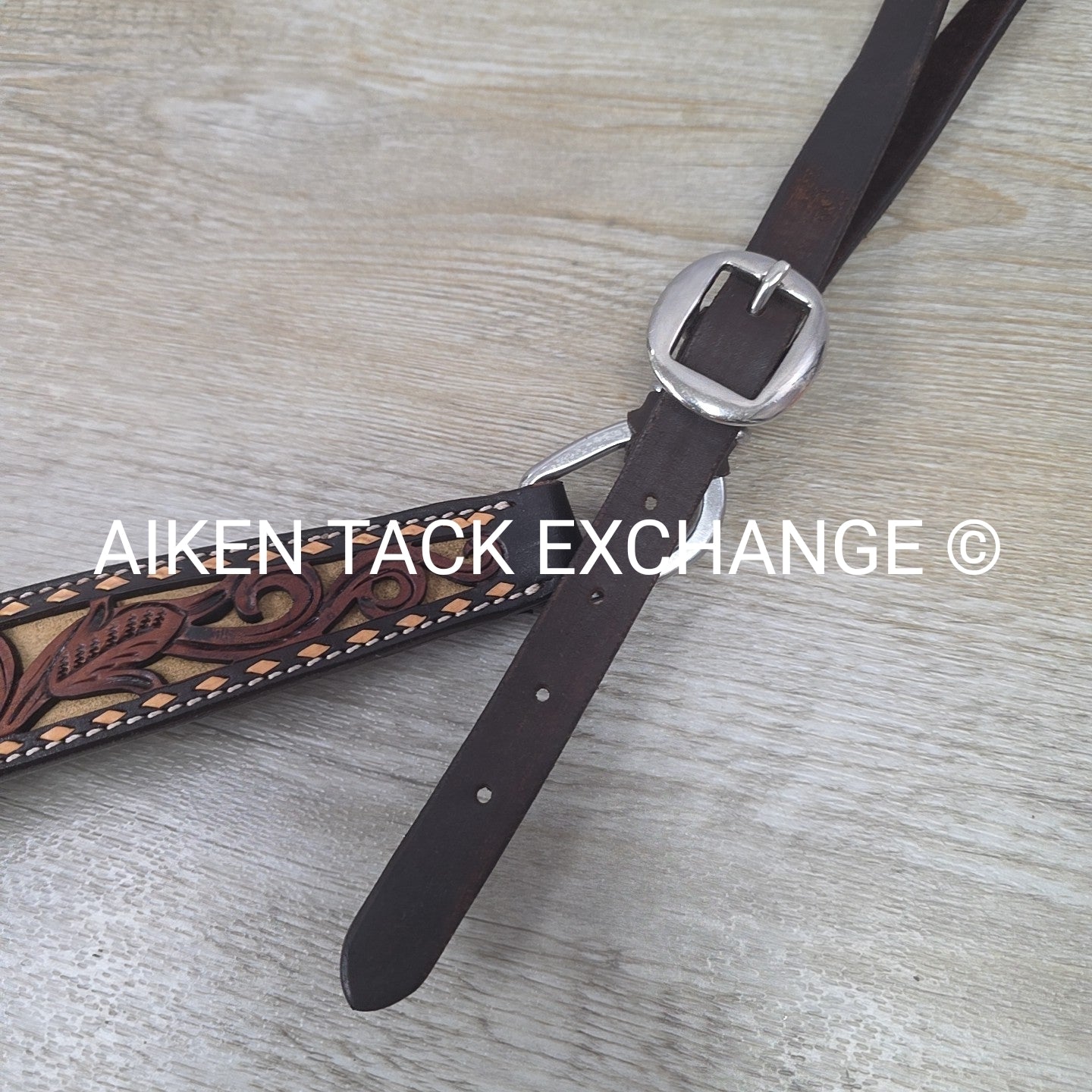 Circle Y Tooled Breastcollar, Size Full/Horse