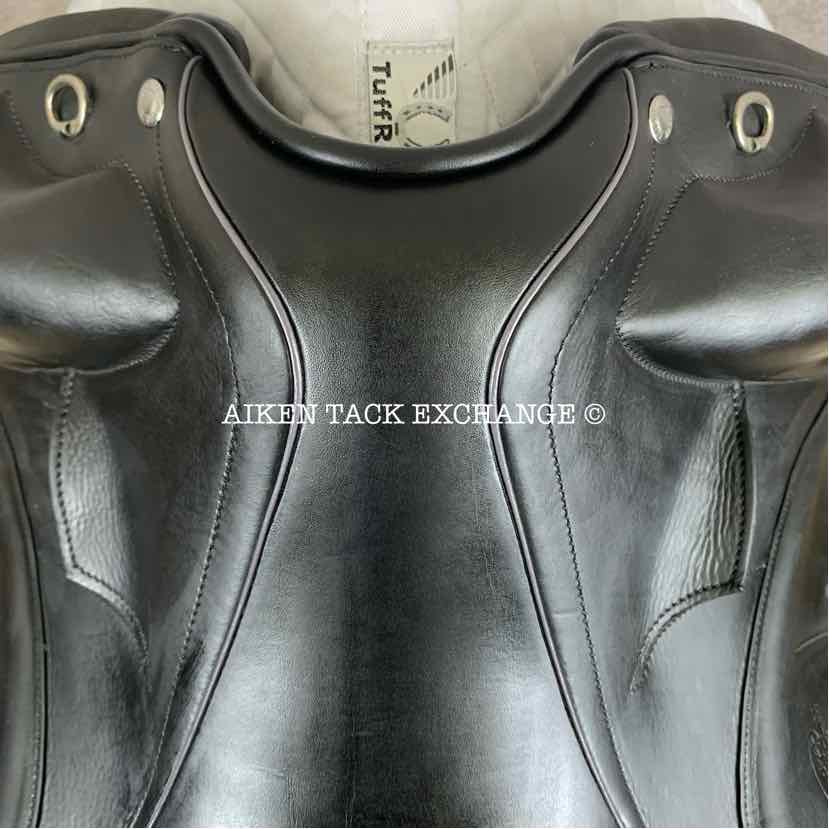 2020 Devoucoux Makila Lab Monoflap Dressage Saddle, 18" Seat, 2AA Flap, Medium Tree, D3D Panels, Full Buffalo Leather