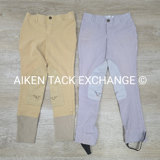 BARGAIN BUNDLE: TuffRider Knee Patch Pull On Breeches & Pull On Jods, Size 12