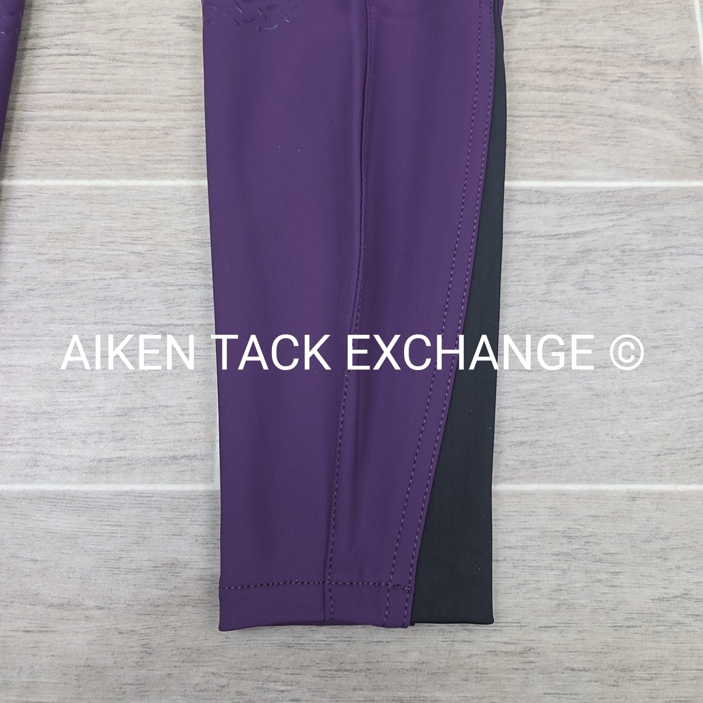KL Select Gabrielle Knee Patch Breeches, Purple, Women's Size 24R