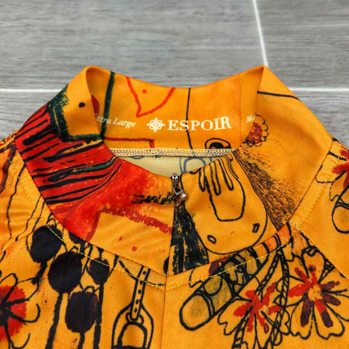 Espoir Long Sleeve 1/4 Zip Top, Size X-Large