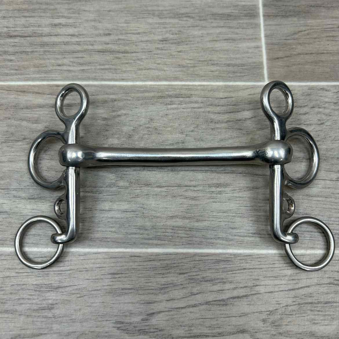 Mullen Mouth Pelham Bit 4.75' (No Hooks & Curb Chain)