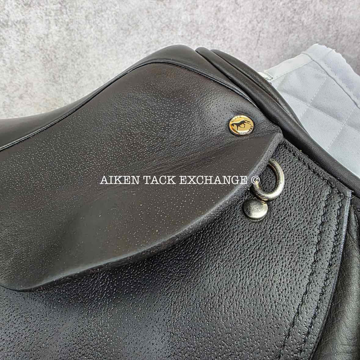 2013 Black Country Wexford Jump Saddle, 17.5" Seat, Medium Wide Tree, Wool Flocked Panels