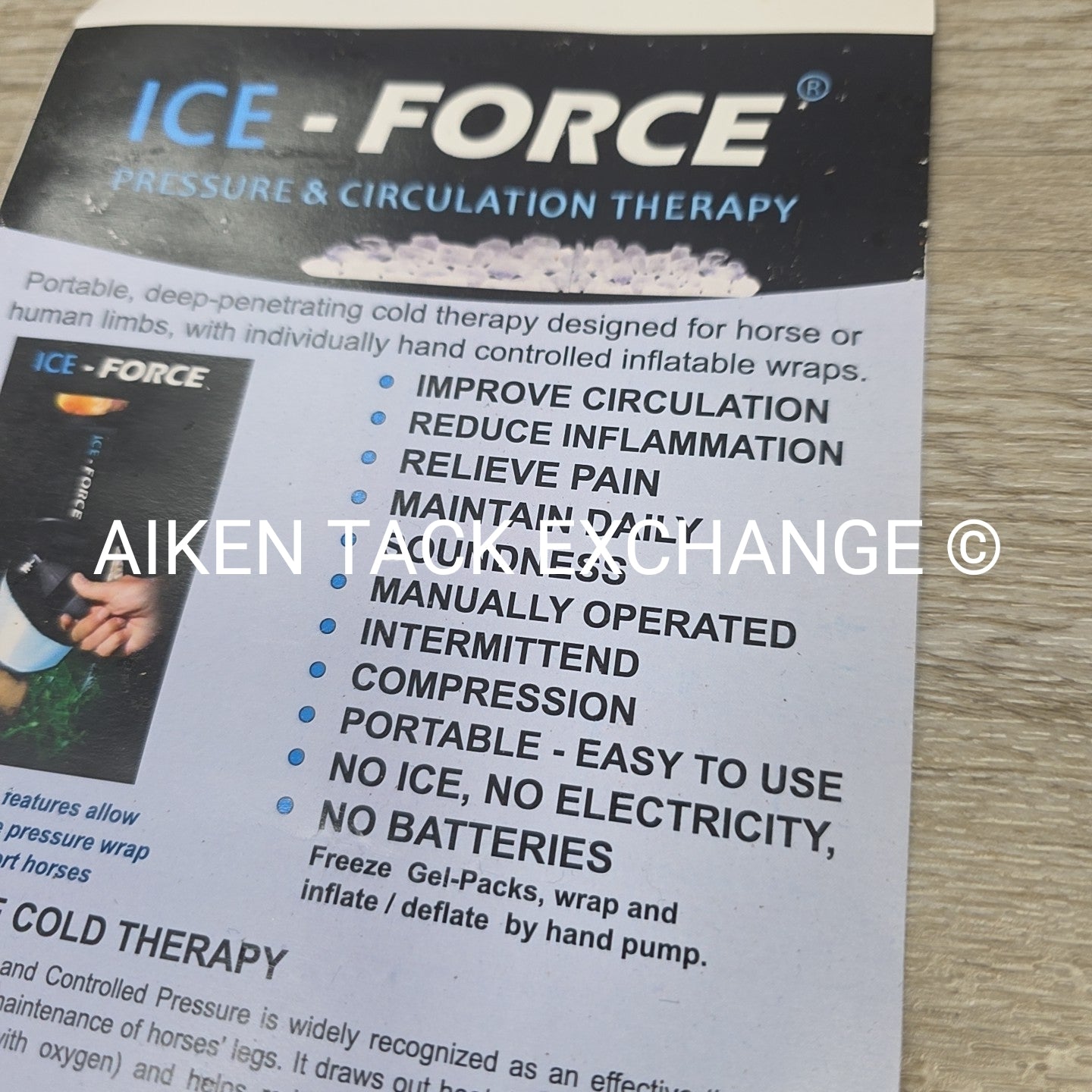 Ice Force Compression & Circulation Therapy Boot, Single Boot, No Ice Pack