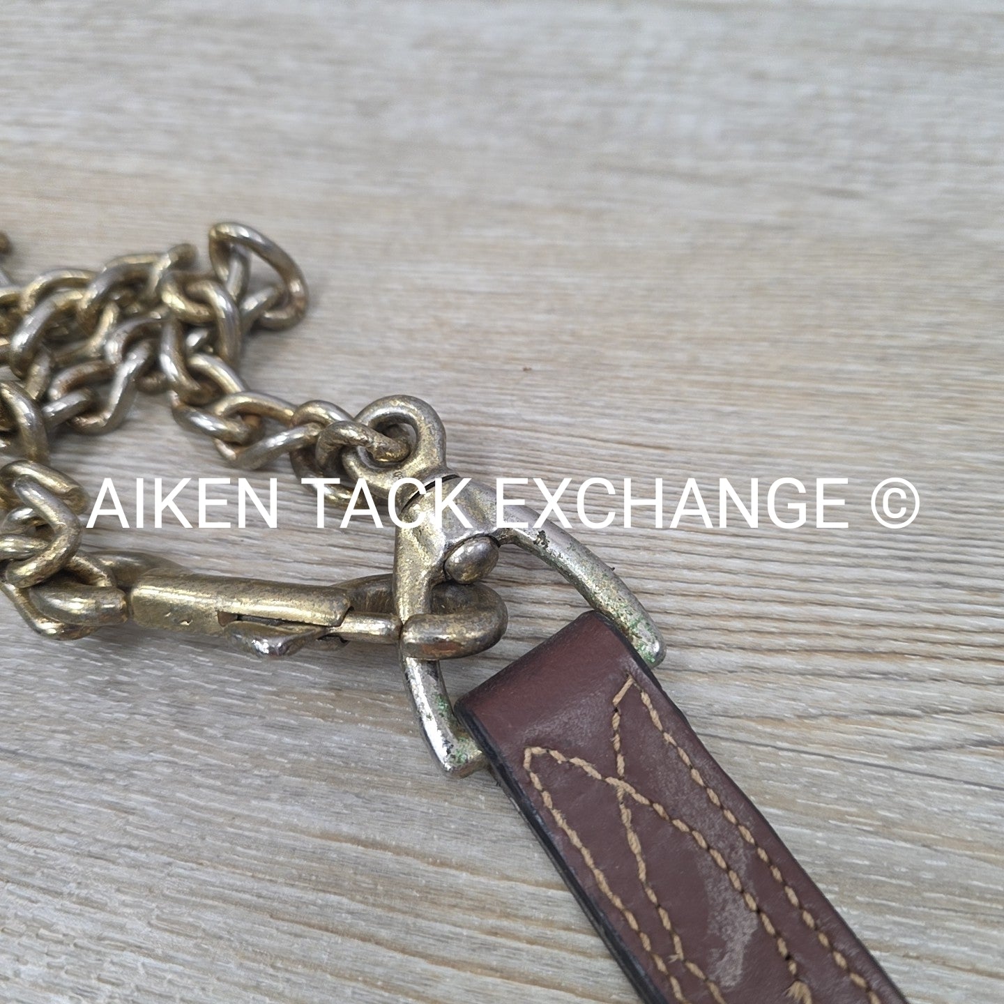 Leather Lead with Chain