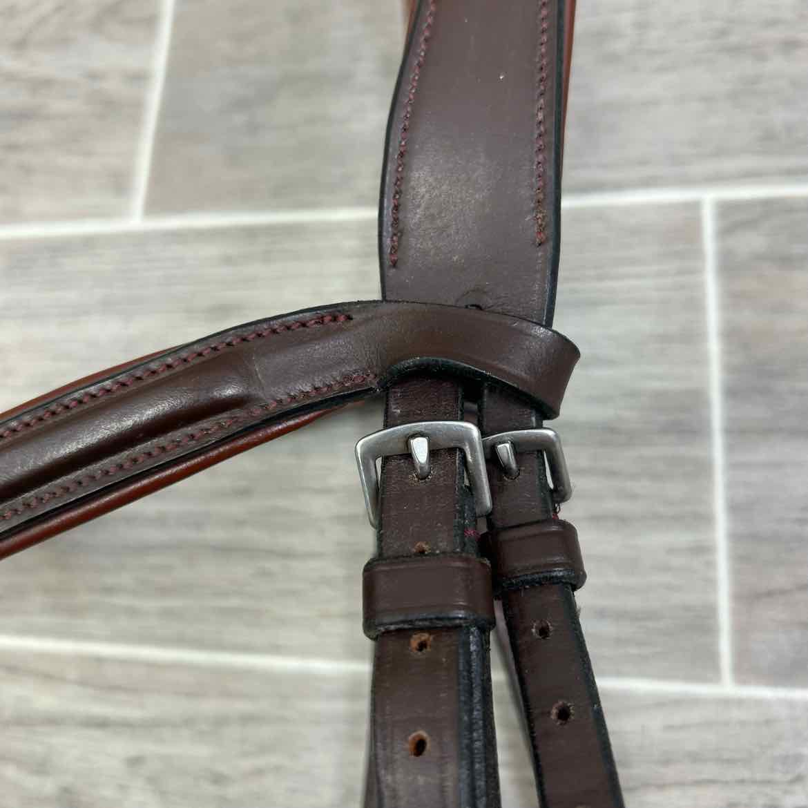 Dy'on New English Hackamore Bridle, Brown, Size Full