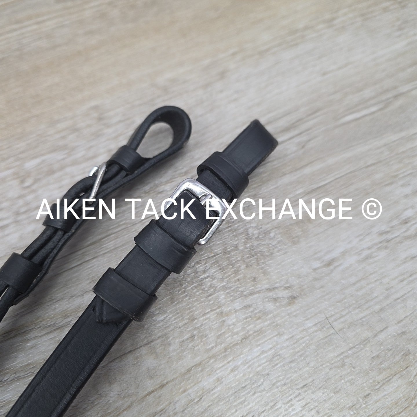 Cushion Grip Reins with Hand Stops, Black, 56"