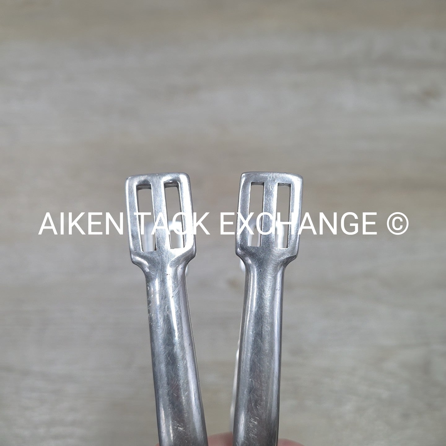Long Neck Rowel Spurs, No Straps