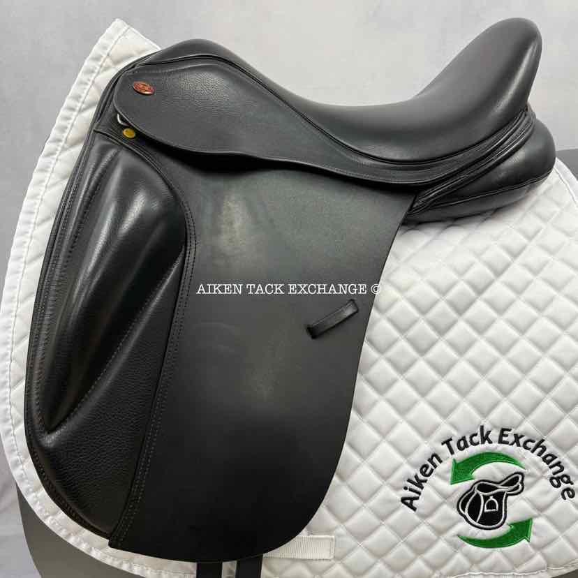 Kent & Masters MDM S-Series Standard Wither Moveable Block Dressage Saddle, 17.5" Seat, Adjustable Tree - Changeable Gullet, Wool Flocked Panels