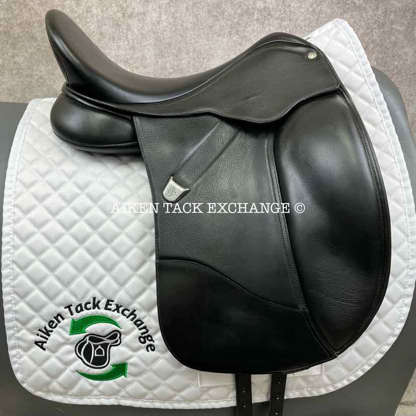 **SOLD** 2014 Bates Isabell Werth Dressage Saddle, 17" Seat, Adjustable Tree - Changeable Gullet, Wool Flocked Panels