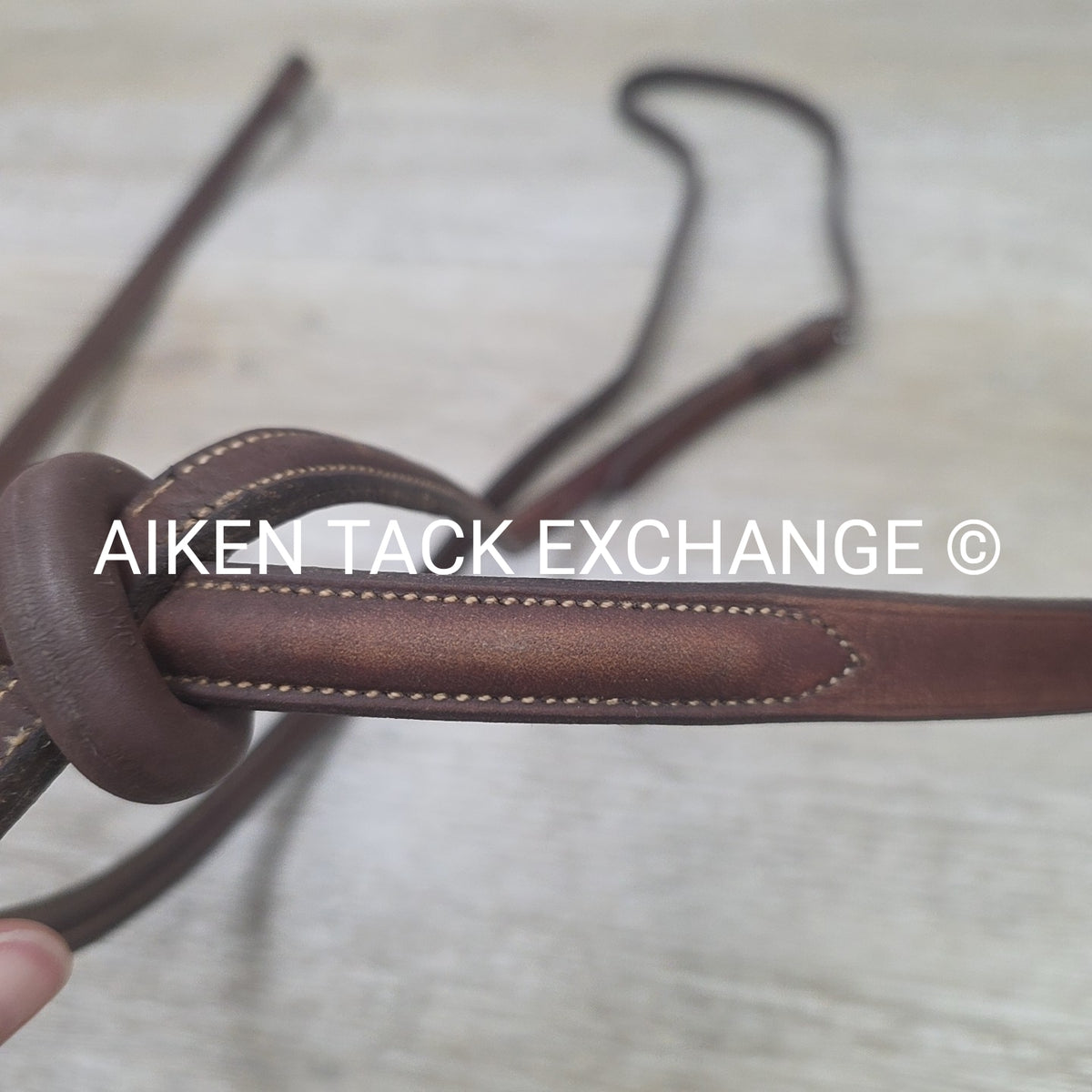 Bridleway Plain Raised Standing Martingale, Brown, Size Full