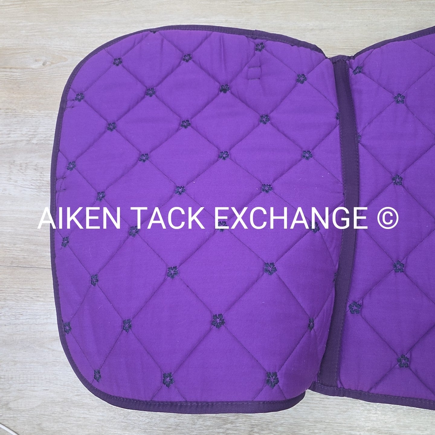 Centaur Hibiscus All Purpose Saddle Pad, Purple, Brand New