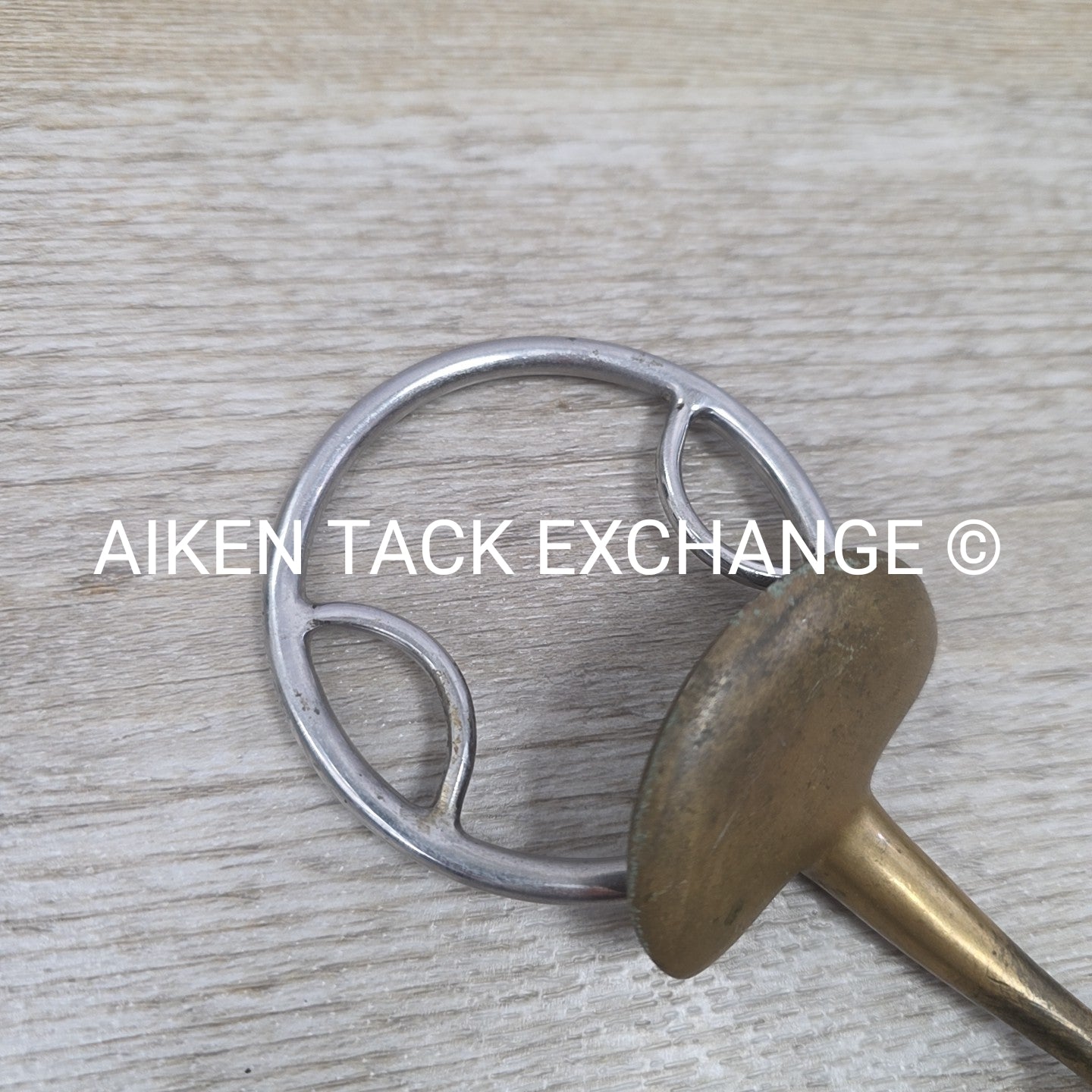 Stubben Golden Wings Double Joint Beval Loop Gag Bit 5.75"