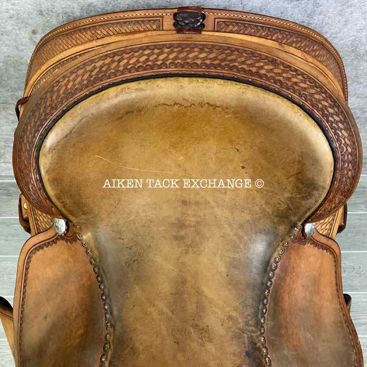 Pard's Western Saddle, 16" Seat, Wide Tree - Full QH Bars