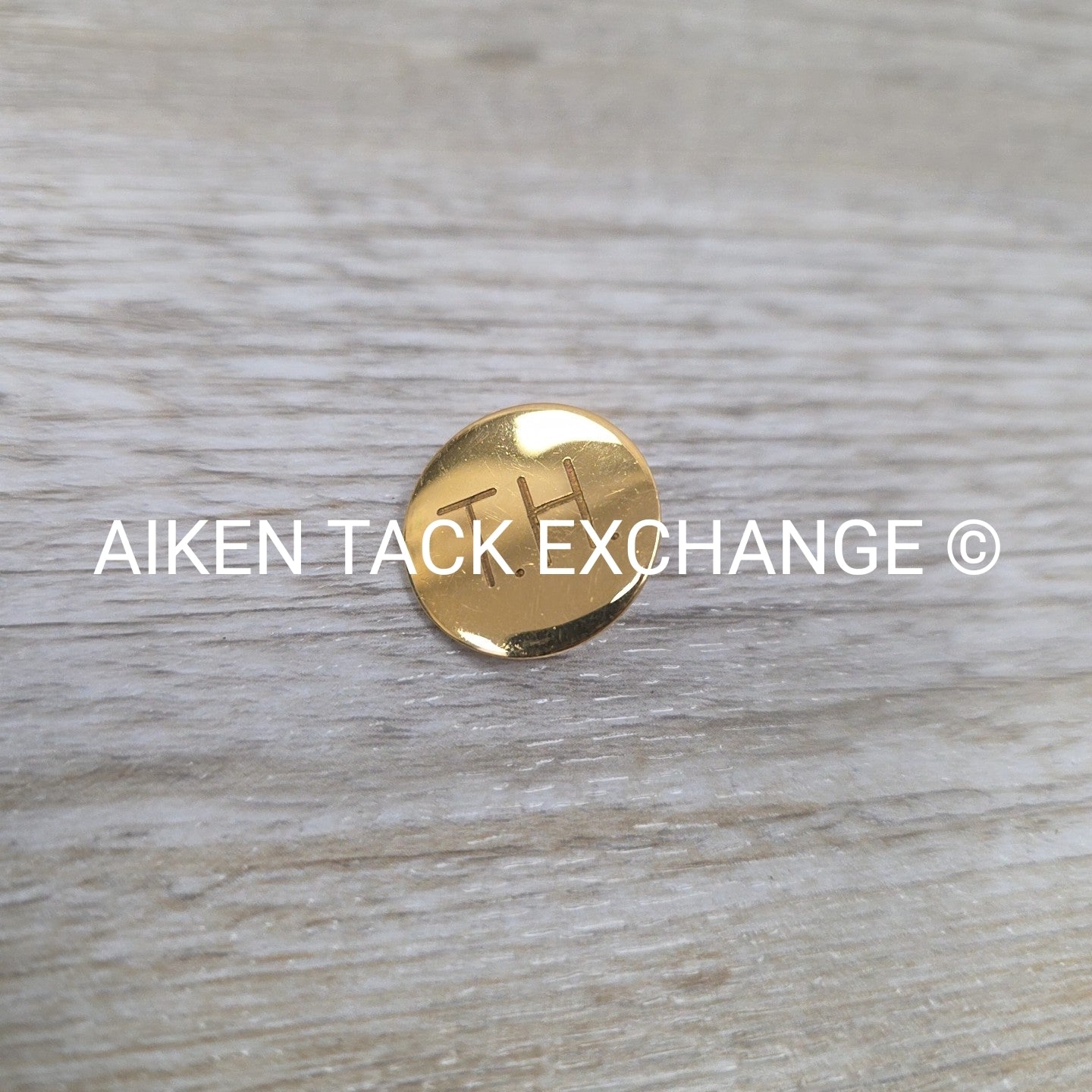 Tryon Hounds Brass Button, Large