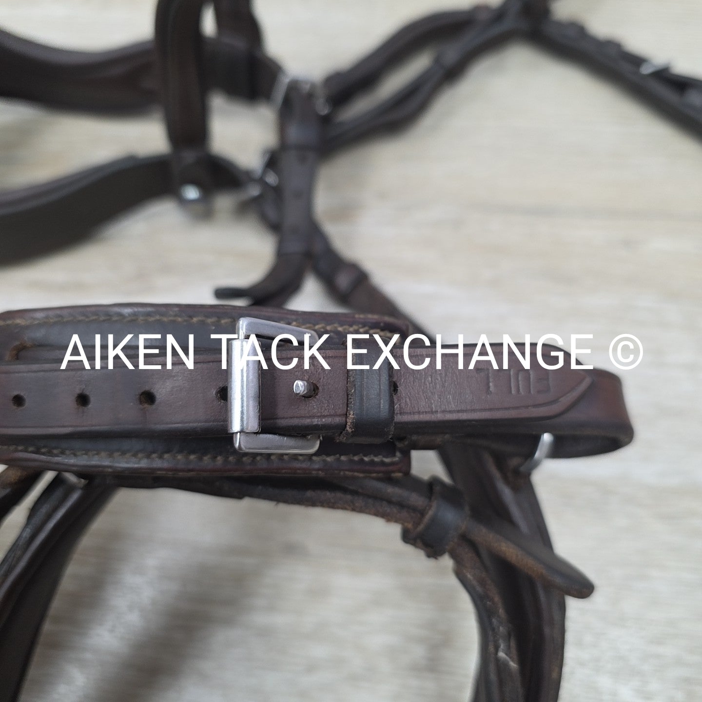 PS of Sweden Jump Off Anatomic Bridle, No Reins, Brown, Size Full