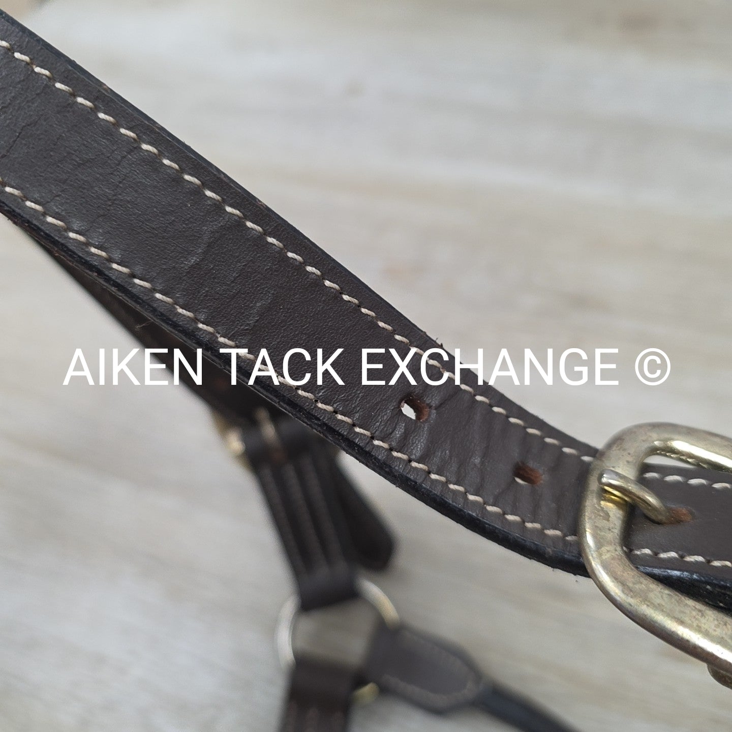 Leather Halter, Brown, Size Cob