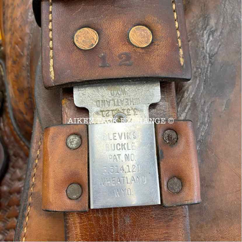 McLelland's Western Saddle, 14.5" Seat, Wide Tree - Full QH Bars