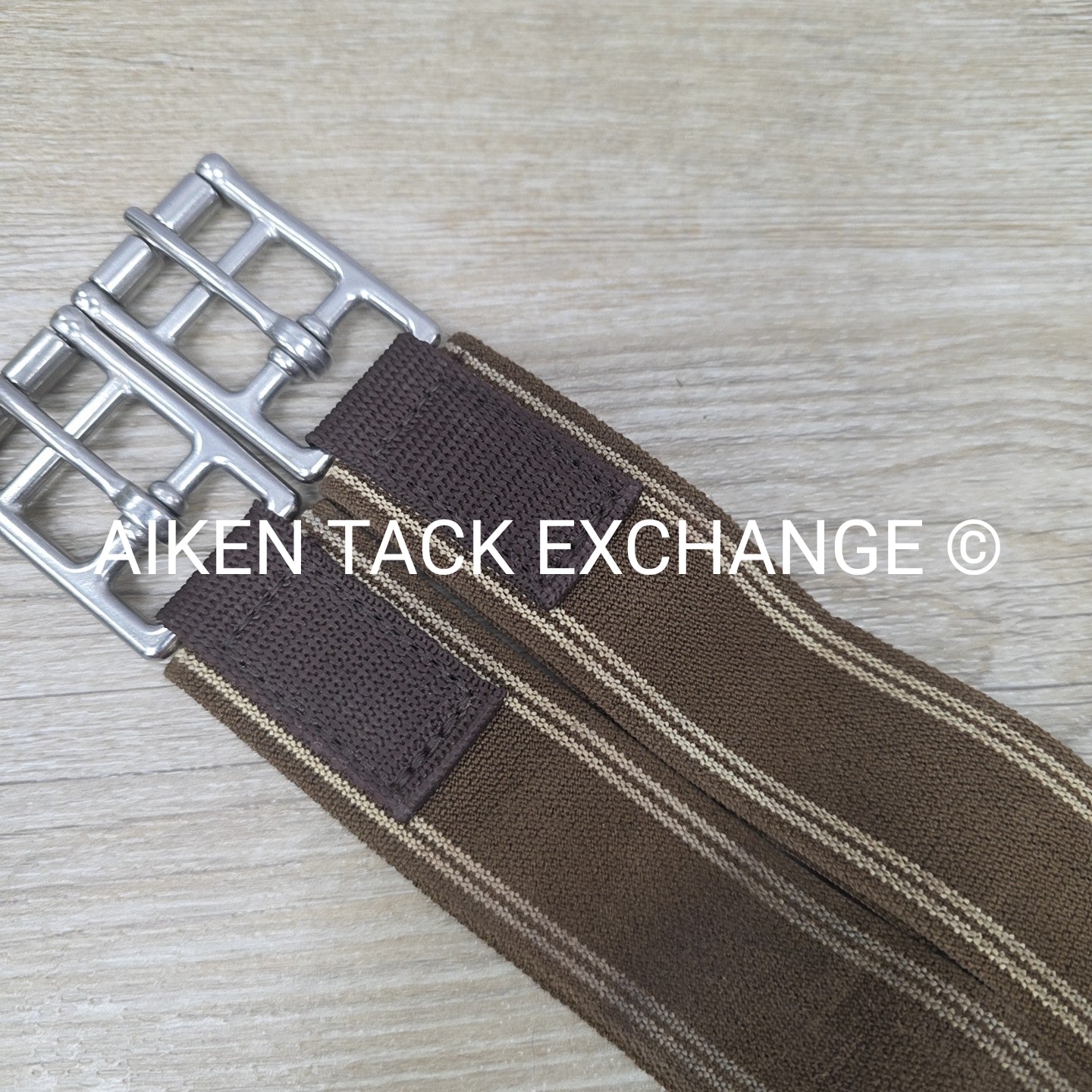 Majyk Equipe 'Tucksafe' Belly Guard Stud Guard Girth, Brown, 56"