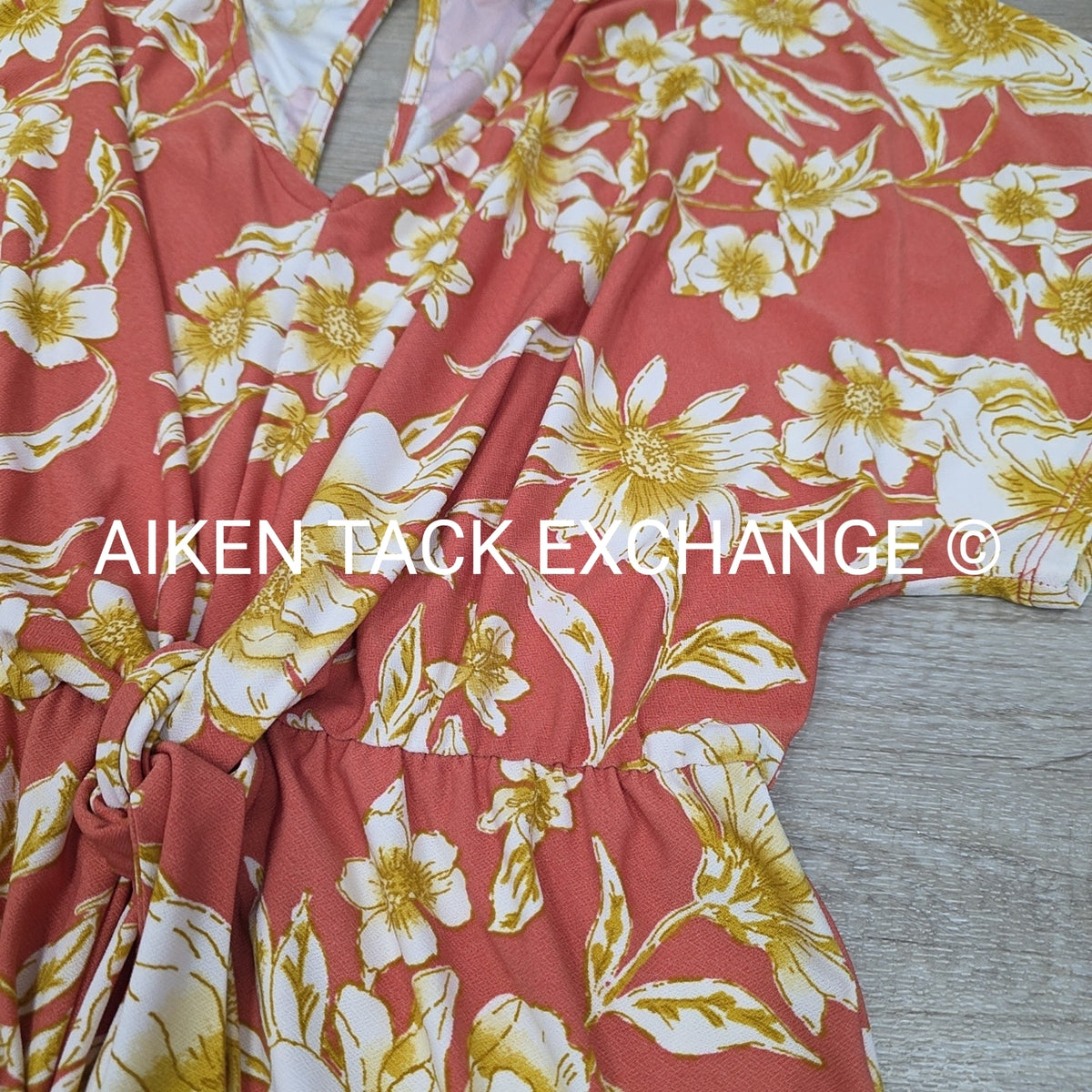AS U WISH Short Sleeve Long Romper, Size Medium