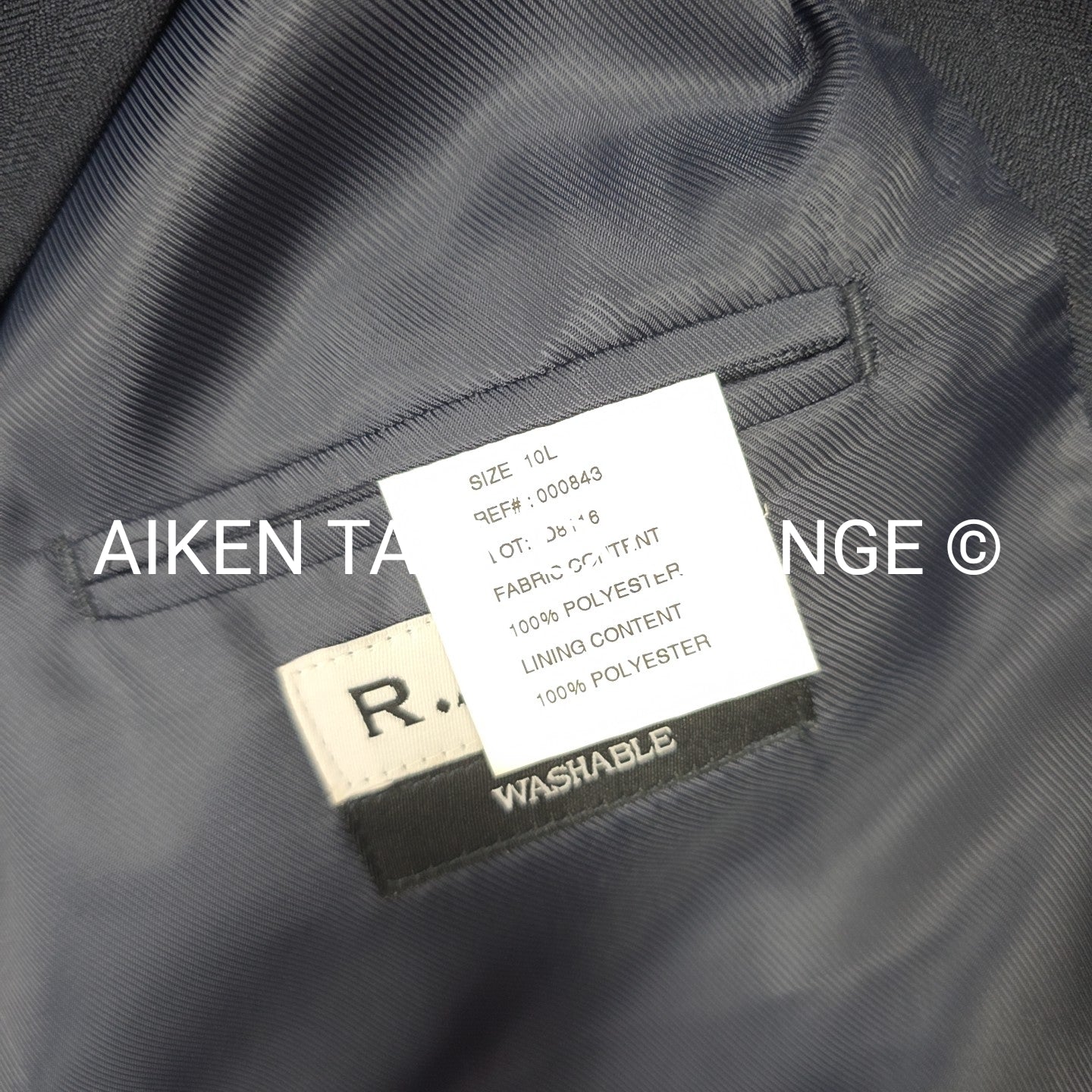 RJ Classics Washable Show Coat, Size 10 L