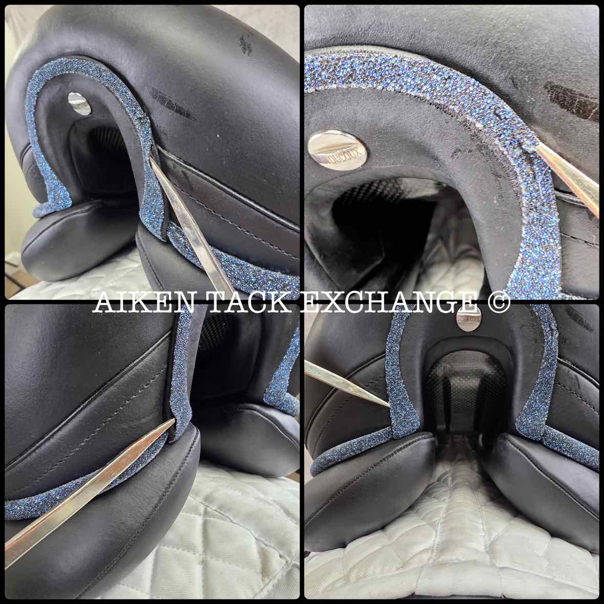 2023 Devoucoux Makila Harmonie Monoflap Dressage Saddle, 17" Seat, 1A Flap - Short, Dynamick Tree - Medium, D3D Panels, Full Buffalo Leather