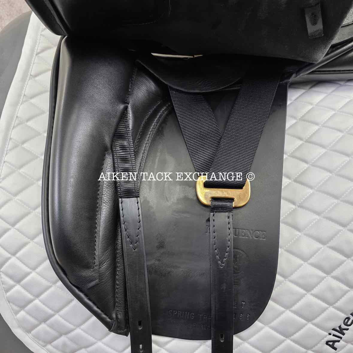 **SOLD** 2010 Black Country Eloquence Dressage Saddle, 17.5" Seat, W/XW Freedom Hoop Tree, Wool Flocked Panels