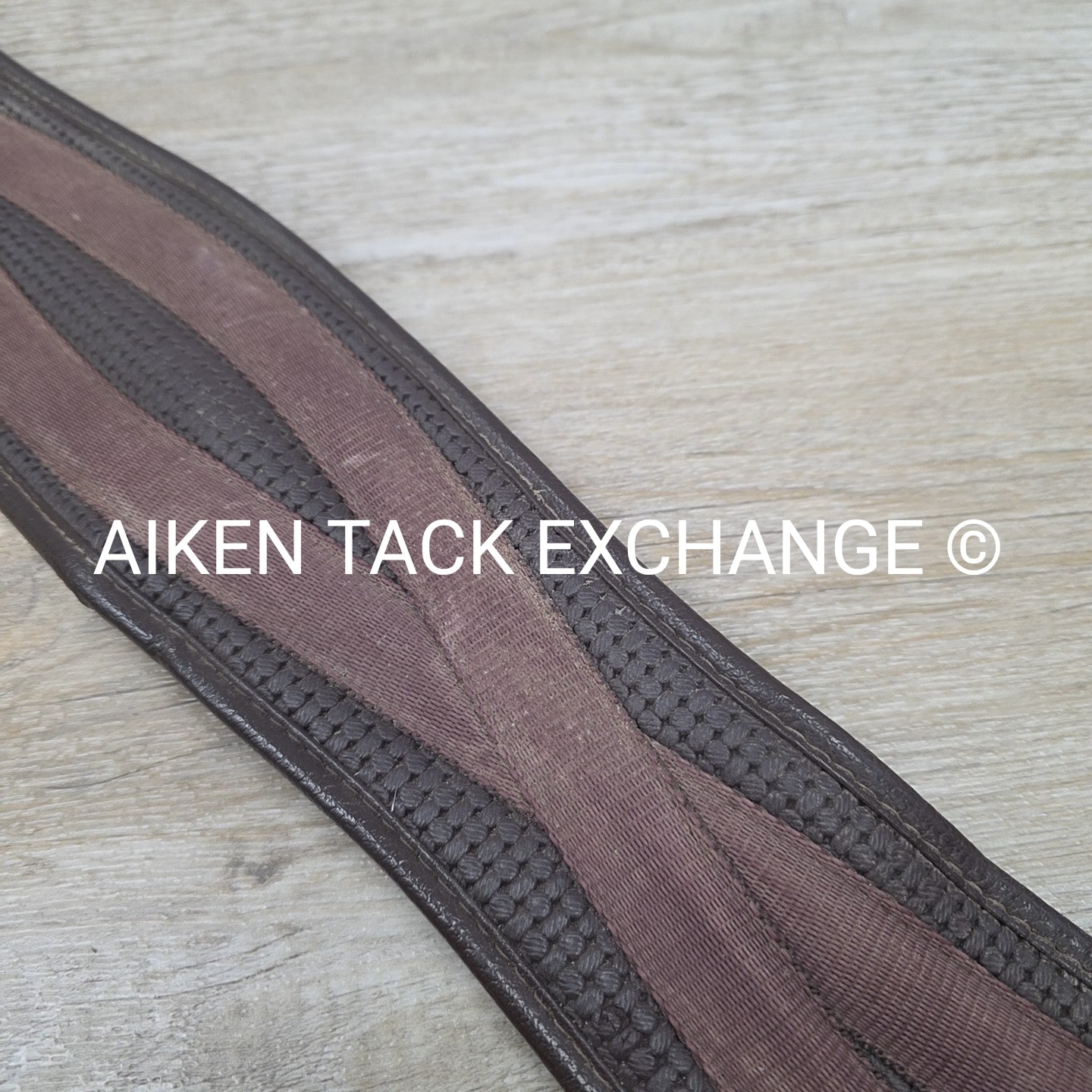 Chafeless Girth with Double Elastic, Brown, 44" (Has Nameplate)