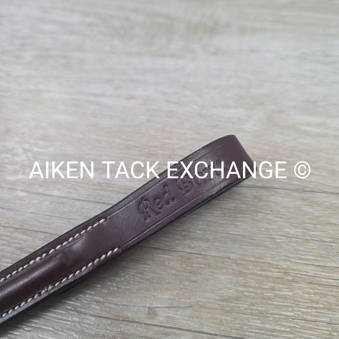 KL Select Red Barn Round Raised Standing Fancy Stitch Martingale, Size Cob