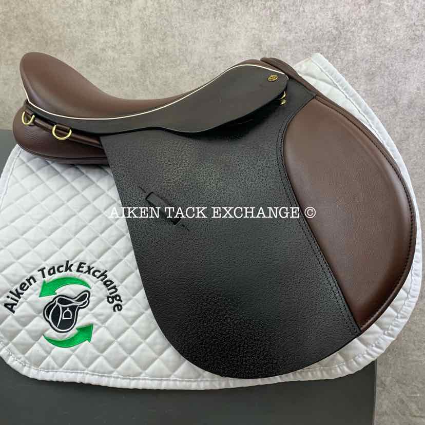 2021 Black Country GPX All Purpose Jump Saddle, 18.5" Seat, Wide Tree, Wool Flocked Panels