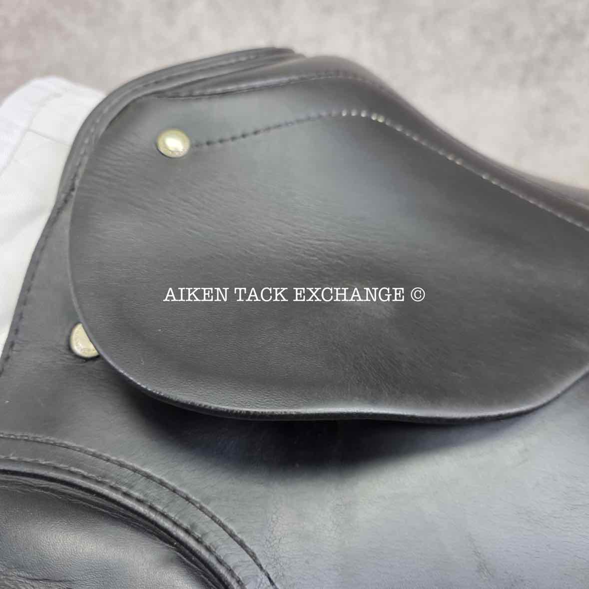 1995 Passier Patron Dressage Saddle, 17.5" Seat, Medium Tree, Wool Flocked Panels