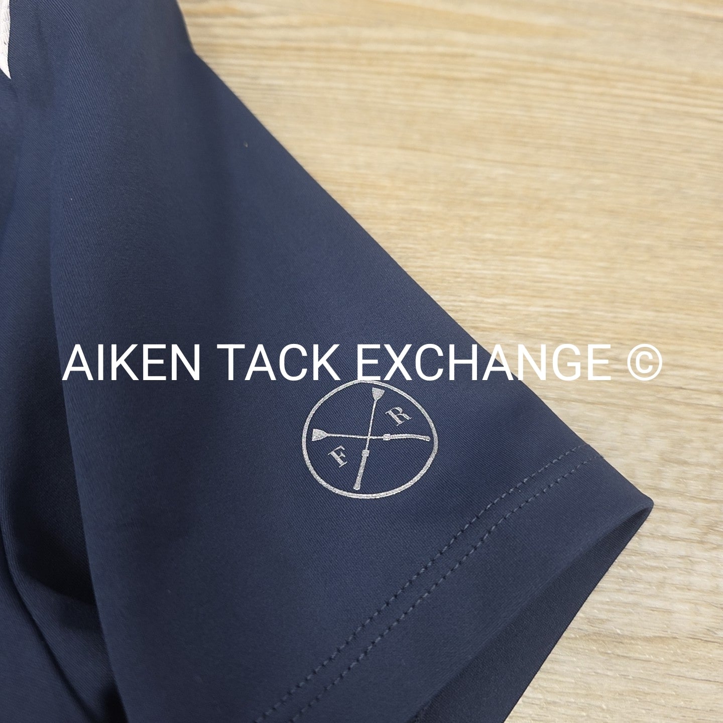 Free Ride Equestrian Devon Short Sleeve Show Shirt, Size Large