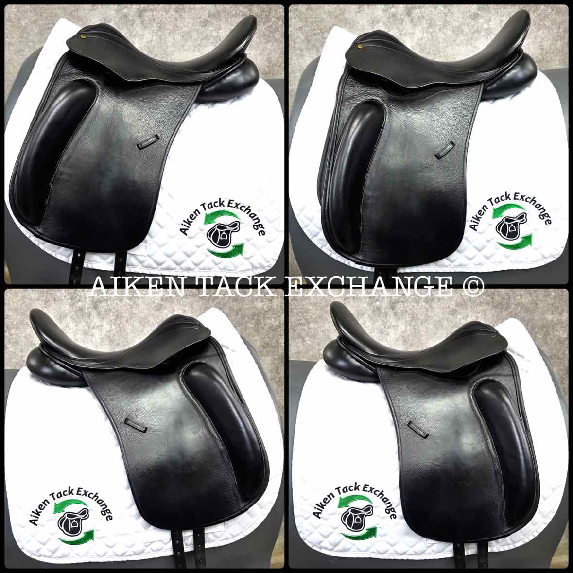 2011 County Perfection Dressage Saddle, 17" Seat, Adjustable Flap, Medium Narrow Tree, Wool Flocked Panels