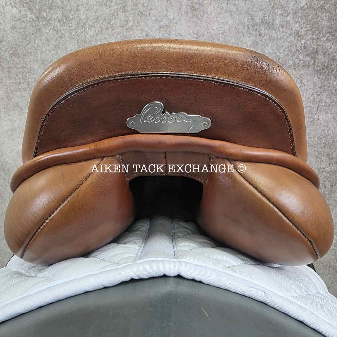 2013 Pessoa A/O AMS Close Contact Jump Saddle, 16" Seat, Adjustable Tree - XCH Changeable Gullet, Wool Flocked Panels