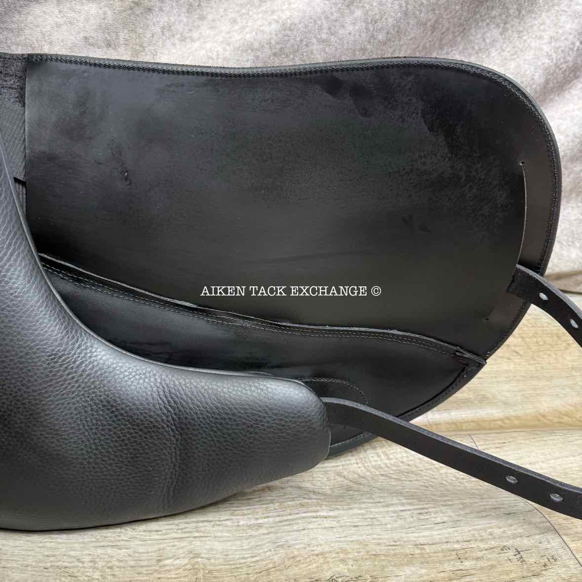 2024 Custom Saddlery Everest R Monoflap Dressage Saddle, 18" Seat, Adjustable Tree, Wool Flocked Panels
