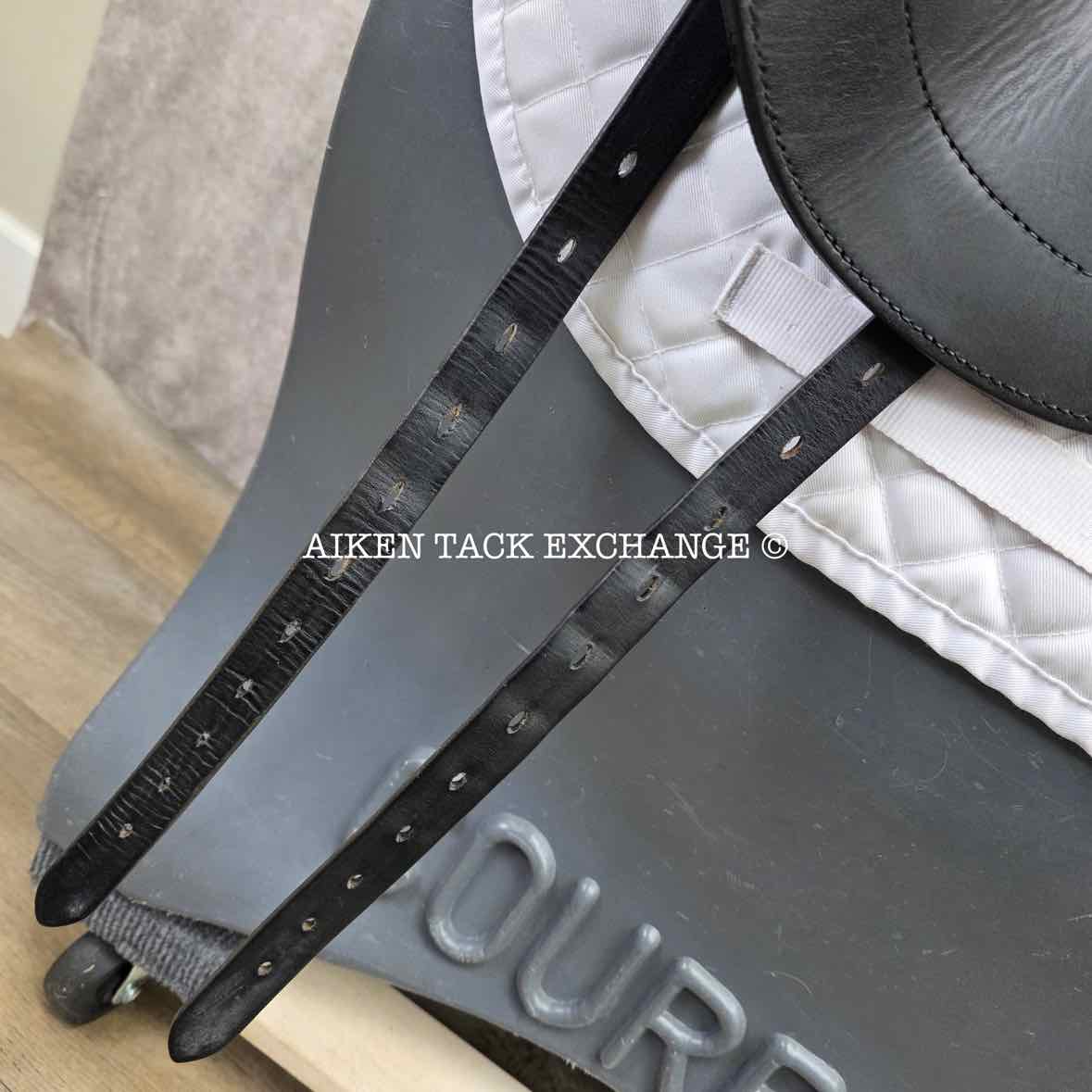 2015 Custom Saddlery Wolfgang Matrix Monoflap Dressage Saddle, 17.5" Seat, Adjustable Tree, Wool Flocked Hybrid Panels