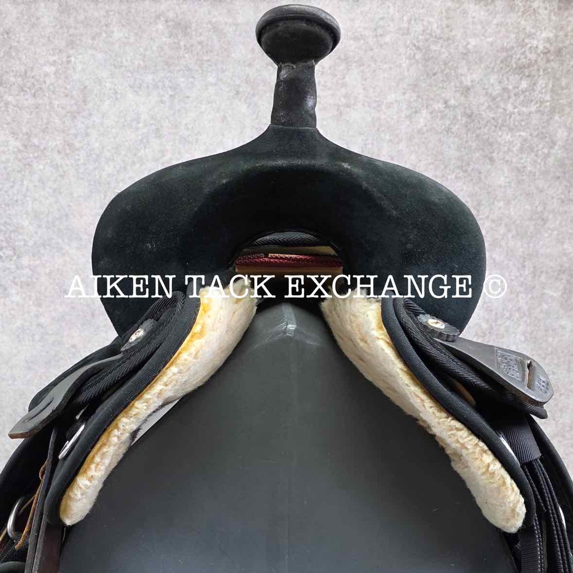 Big Horn 599 Synthetic Western Saddle, 14" Seat, Regular Tree - Semi QH Bars