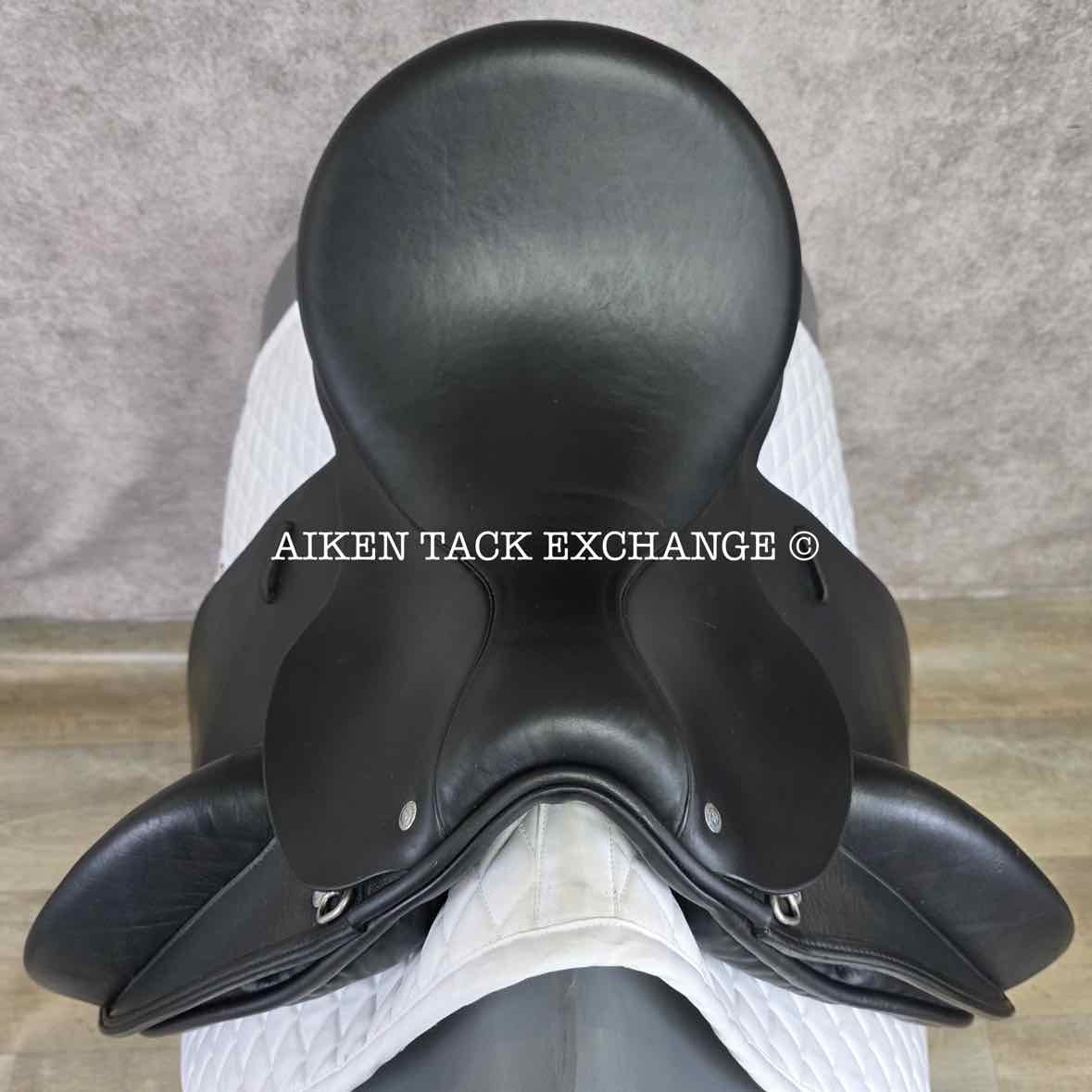 2014 Custom Saddlery Signature Wolfgang Solo Dressage Saddle, 17.5" Seat, Adjustable Tree, Wool Flocked Panels
