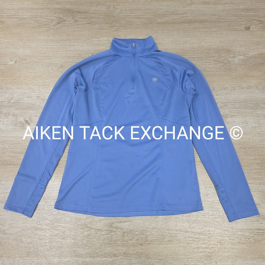 Ariat 1/4 Zip Long Sleeve Sunstopper, Women's Small