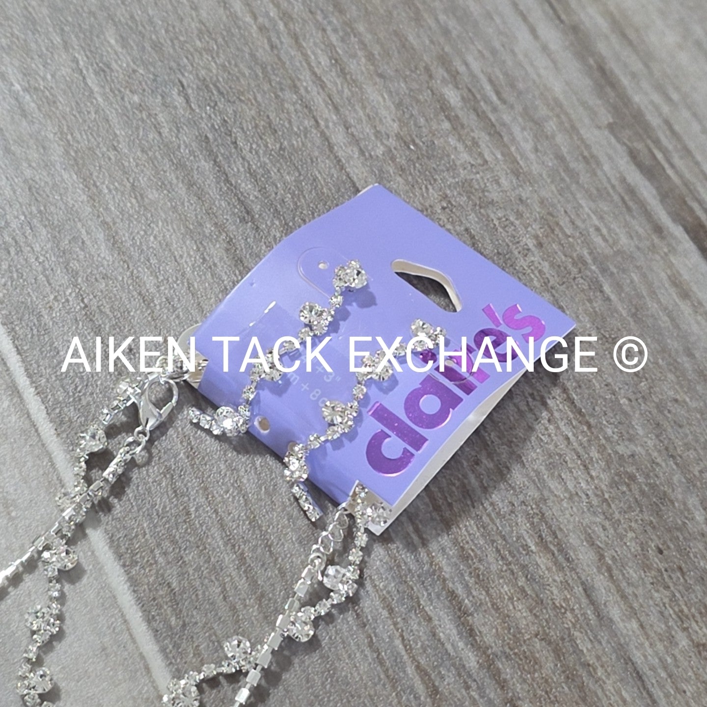 Claire's Bundle - 1 Tiara, 1 Set of Earrings, 1 Necklace