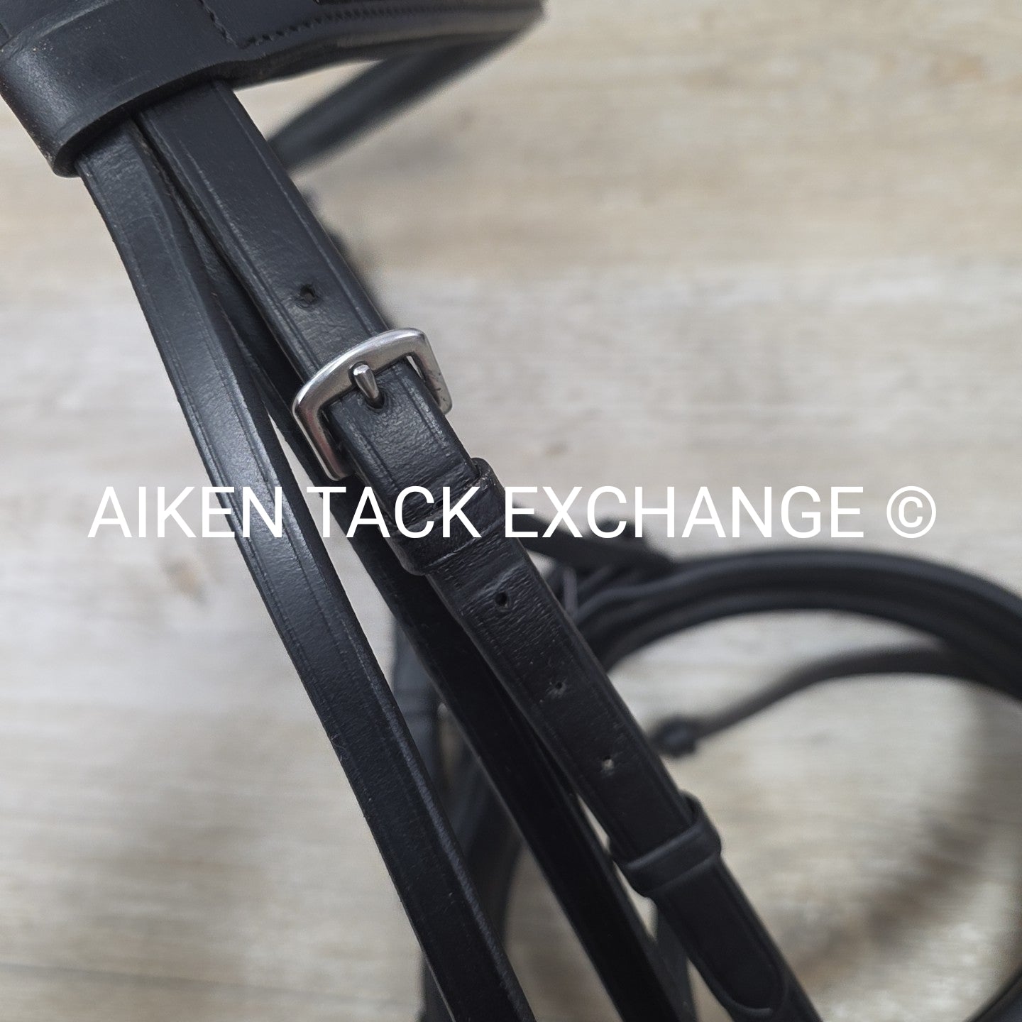 KL Select Dressage Bridle with Matching Reins, Black, Size Full