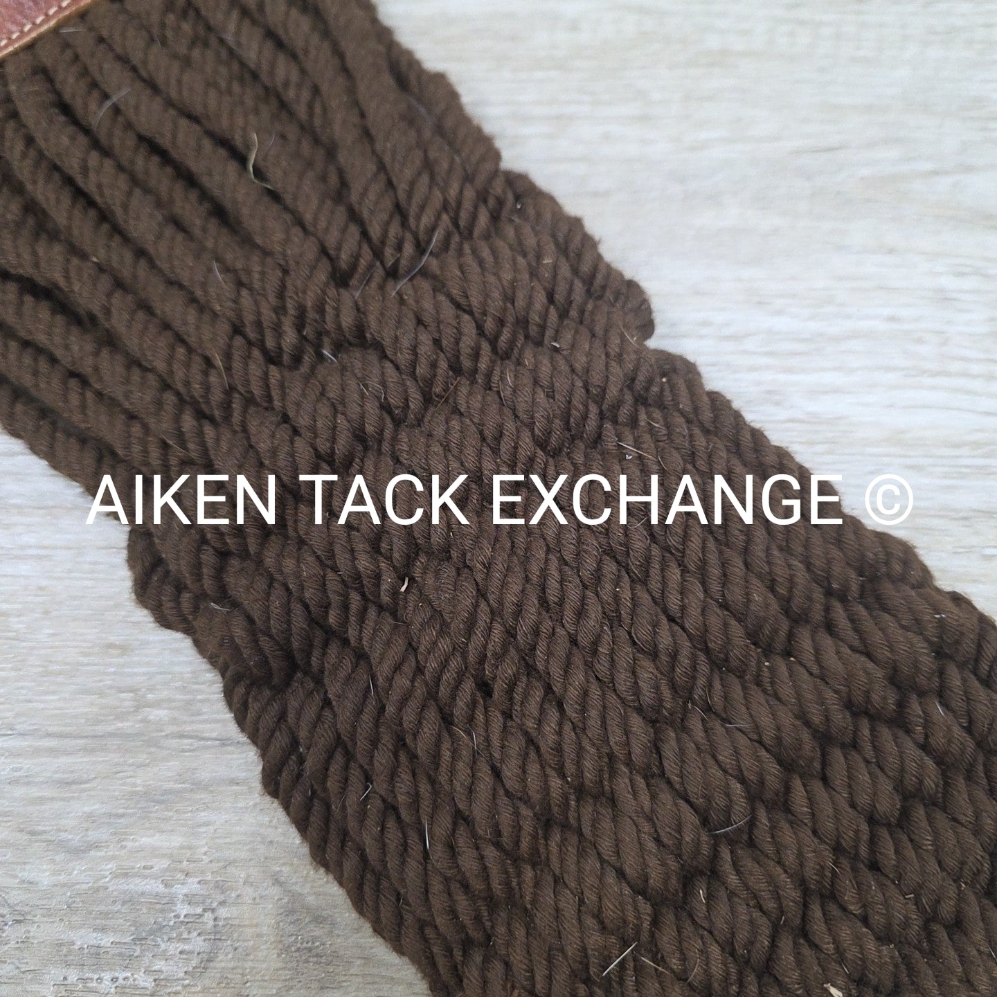 Showman Cotton Roper String Cinch, Brown, 34"