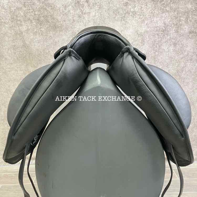 2024 Custom Saddlery Wolfgang Matrix MKII Monoflap Dressage Saddle, 17.5" Seat, Adjustable Tree, Wool Flocked Pony Panels