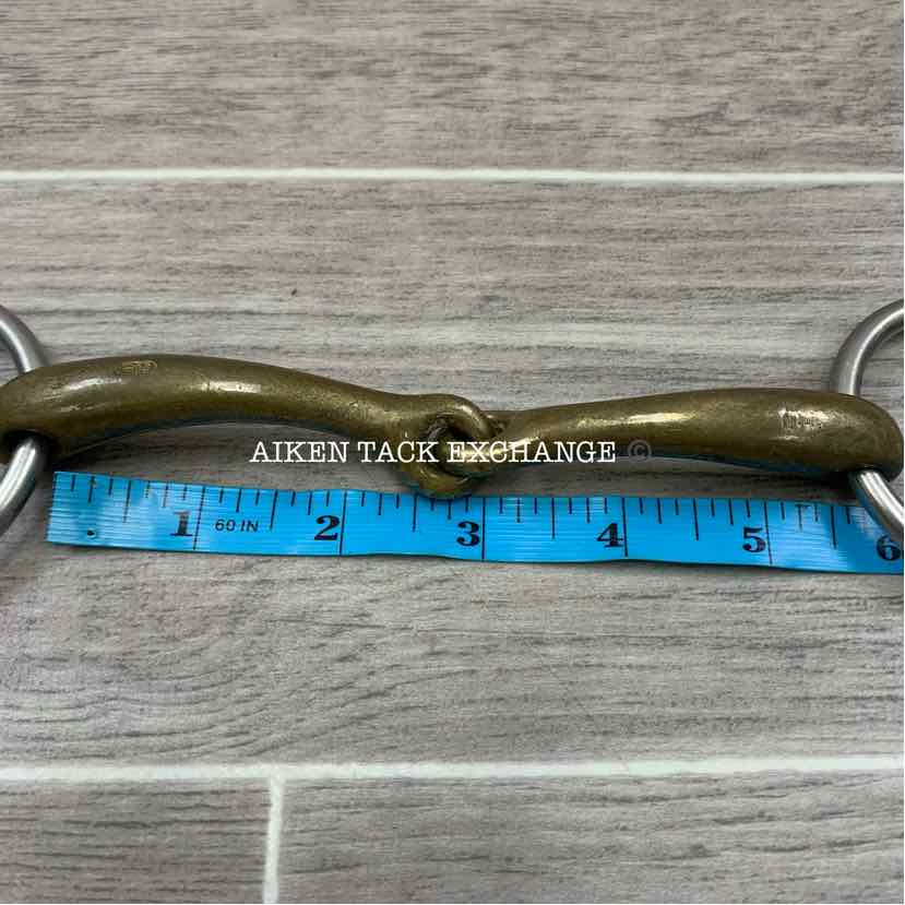 Herm Sprenger Dynamic RS Aurigan Single Joint Loose Ring Bradoon Bit 5.5"