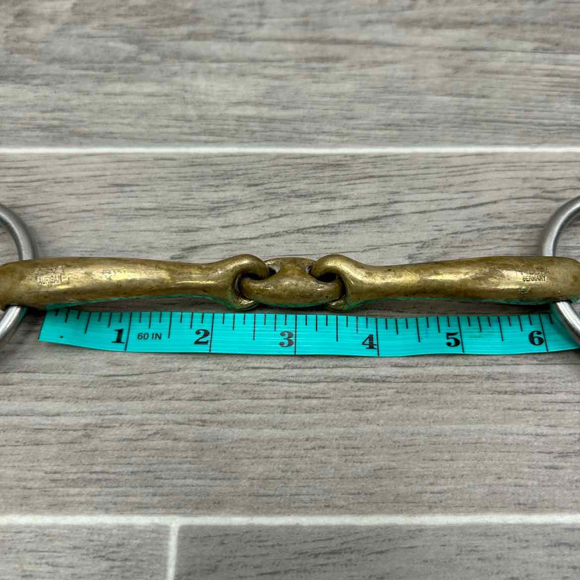 Herm Sprenger Dynamic RS KK Ultra Aurigan Double Joint Loose Ring Bradoon Bit 6"