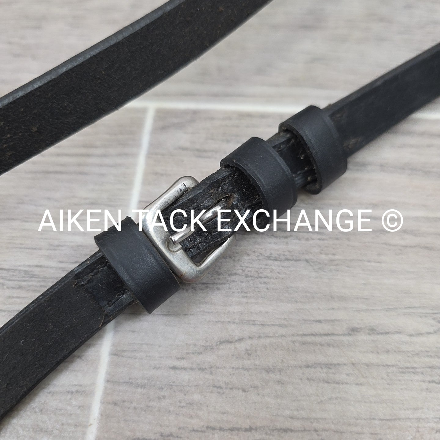 Correct Connect Aaron Vale Reins with 3 Padded Hand Grips, Black, Size Full