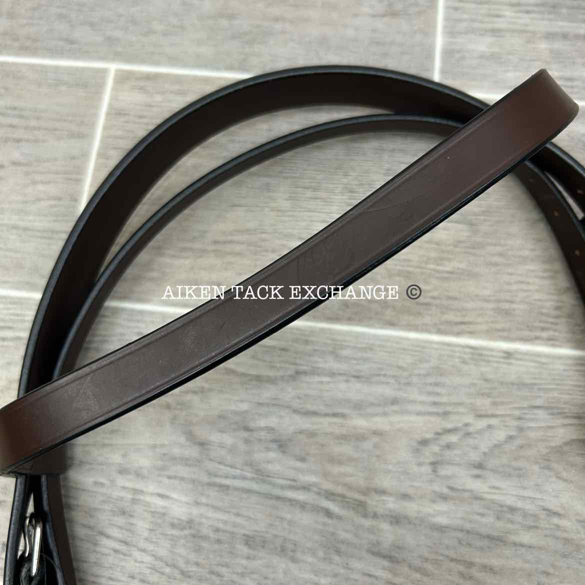 KL Select KL Italia Foxwell Hunt Bridle with Reins, Brown, Size Full