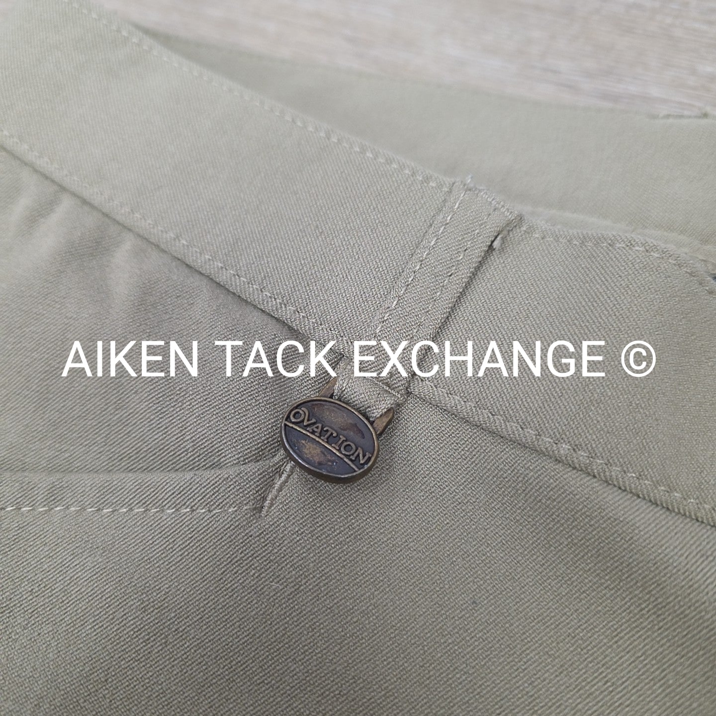 Ovation Knee Patch Side Zip Breeches, Size 30 L