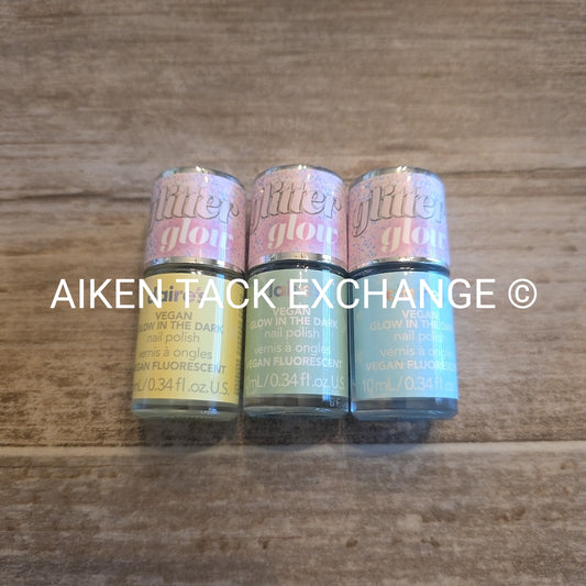 Claire's Glitter Glow Polish - Set of 3
